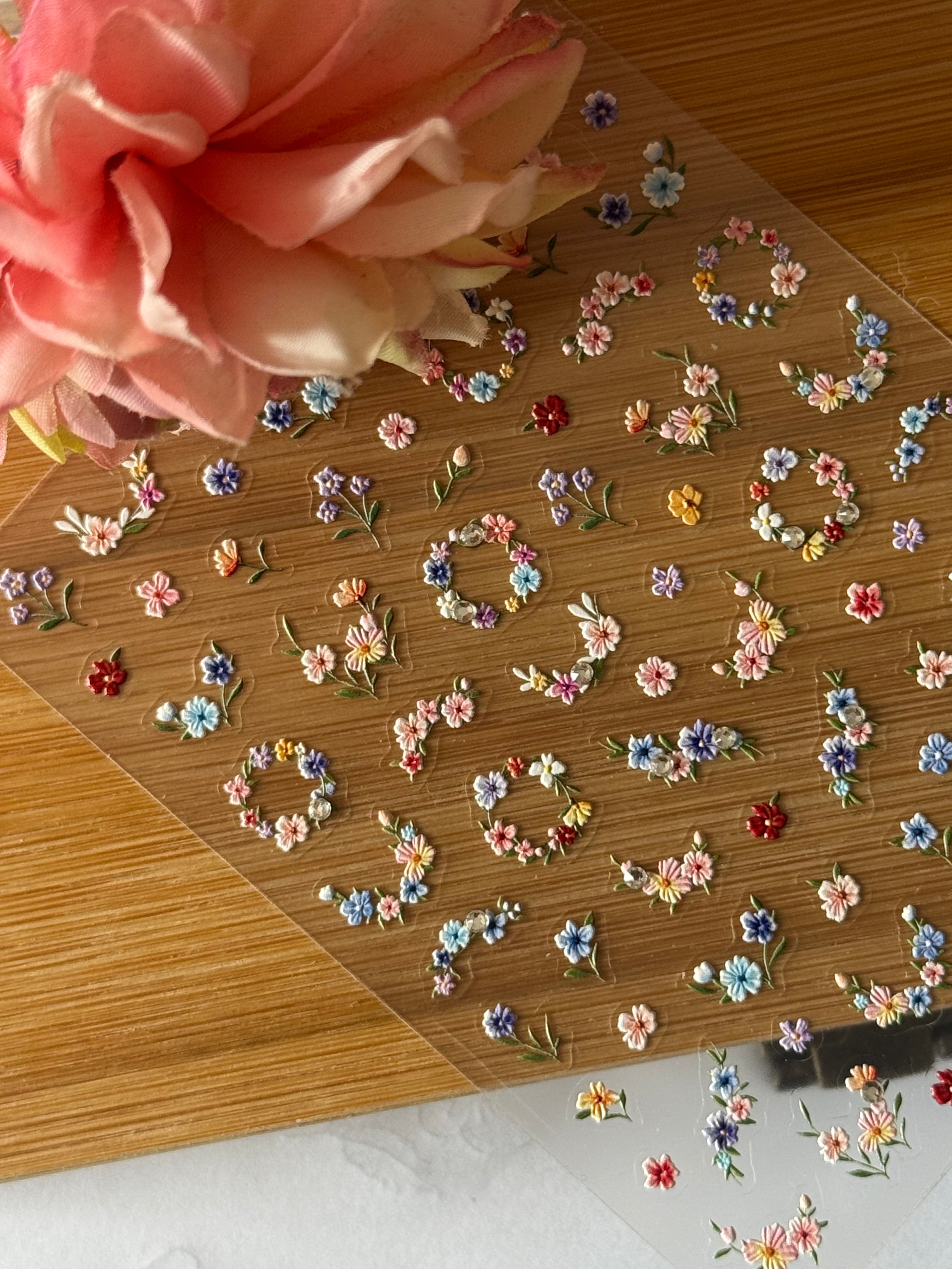 The Ditsy Mix Nail Stickers