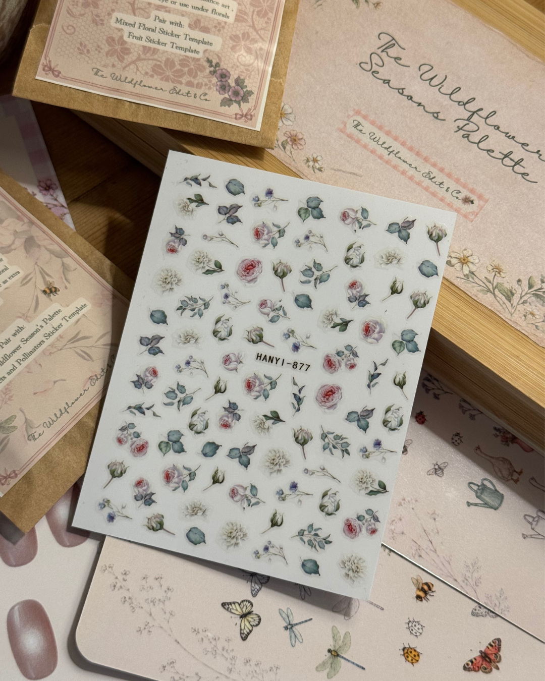 English Rose Stickers