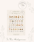 The Hedgerow Sticker Template Card