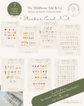 The Petal & Paint Sticker Cards - THE SUMMER TALES Collection