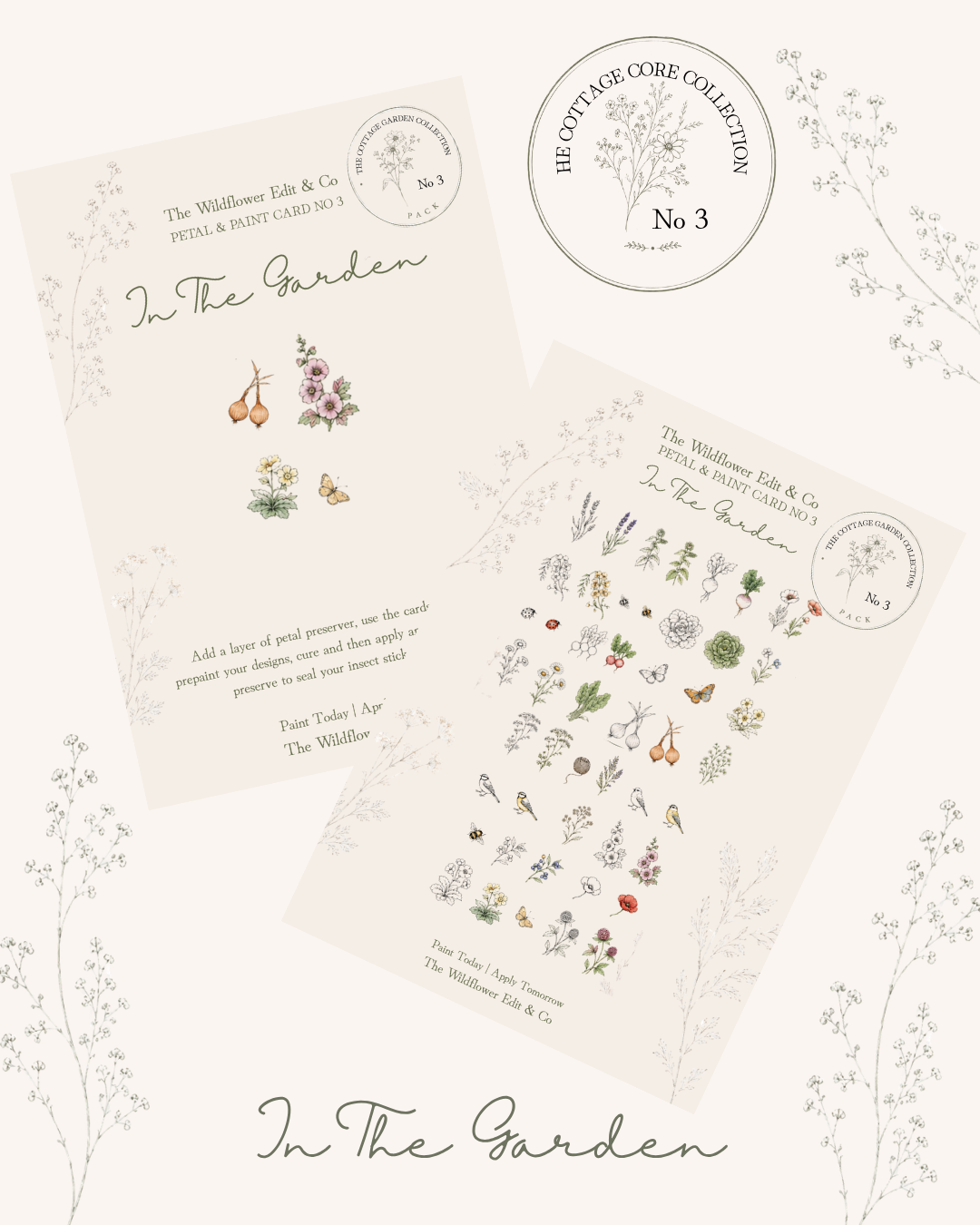 The Little Wilds Sticker Cards - In The Garden
