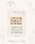 Autumn Folk Sticker Template Card