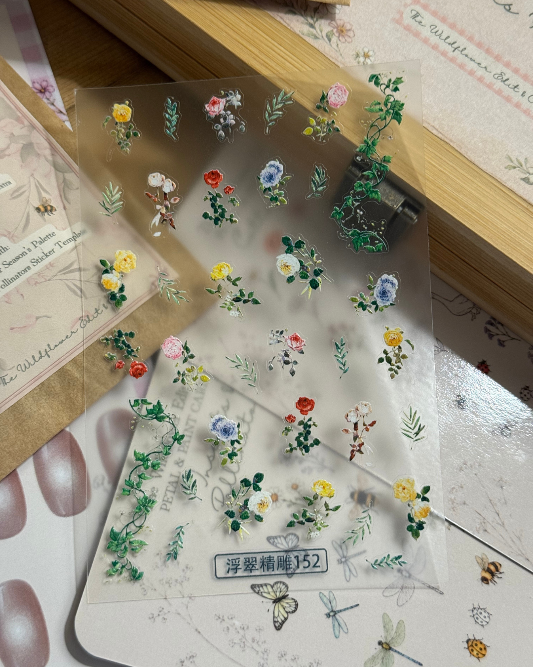 Cottage Roses Stickers