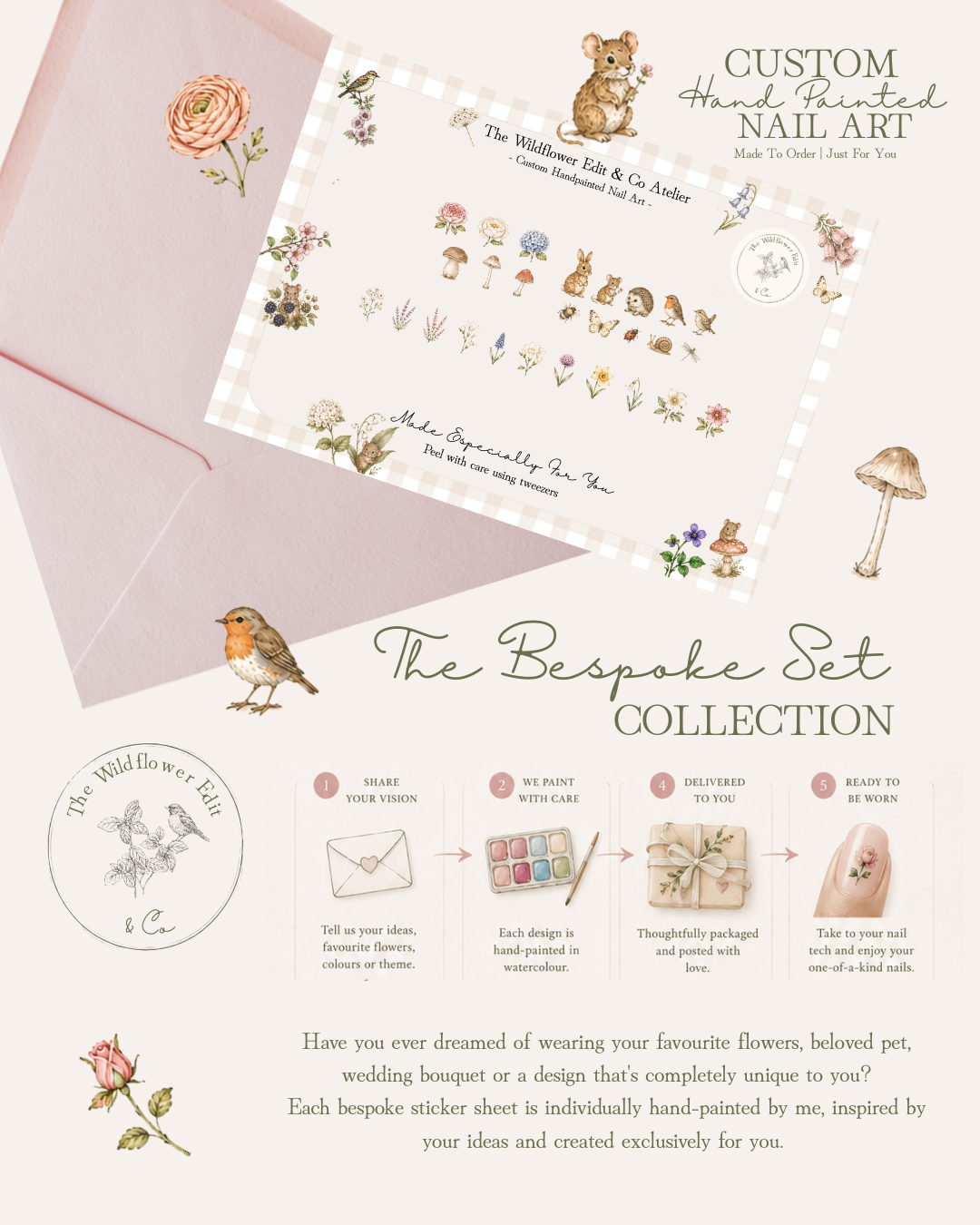 Custom Nail Stickers - The Bespoke Set