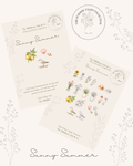 The Little Wilds Sticker Cards - Sunny Summer