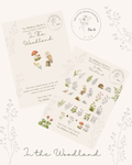 The Little Wilds Sticker Cards -In the Woodland