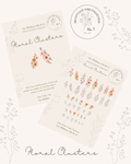 The Little Wilds Sticker Cards - Floral Clusters