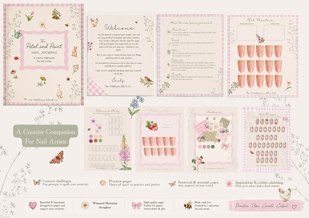 The Petal and Paint Creative Nail Journal
