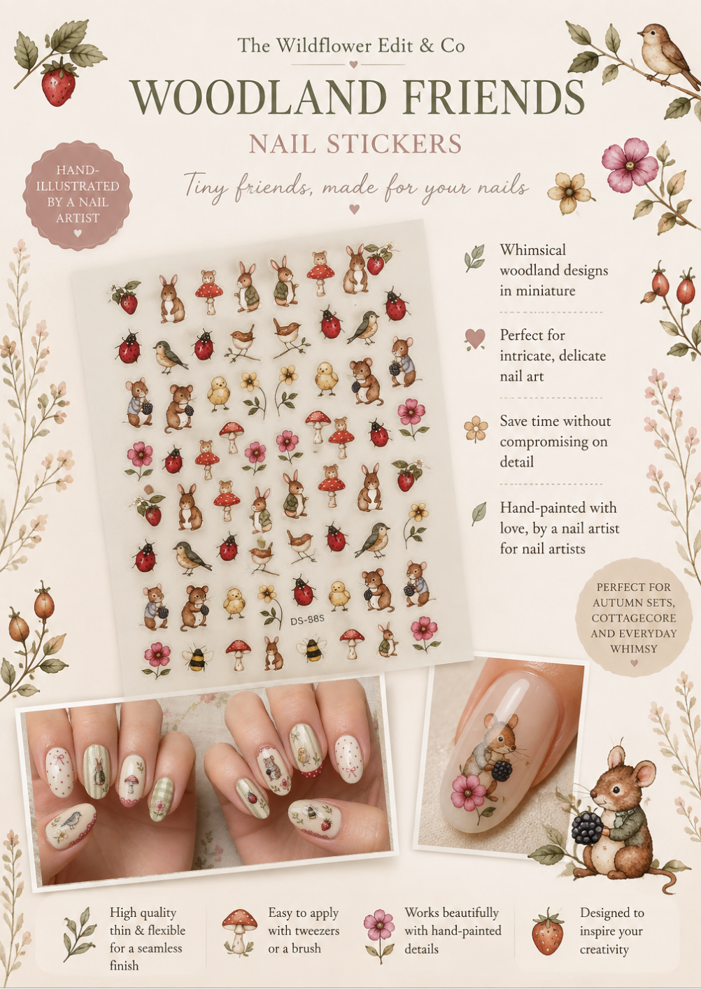 The Woodland Friends Stickers