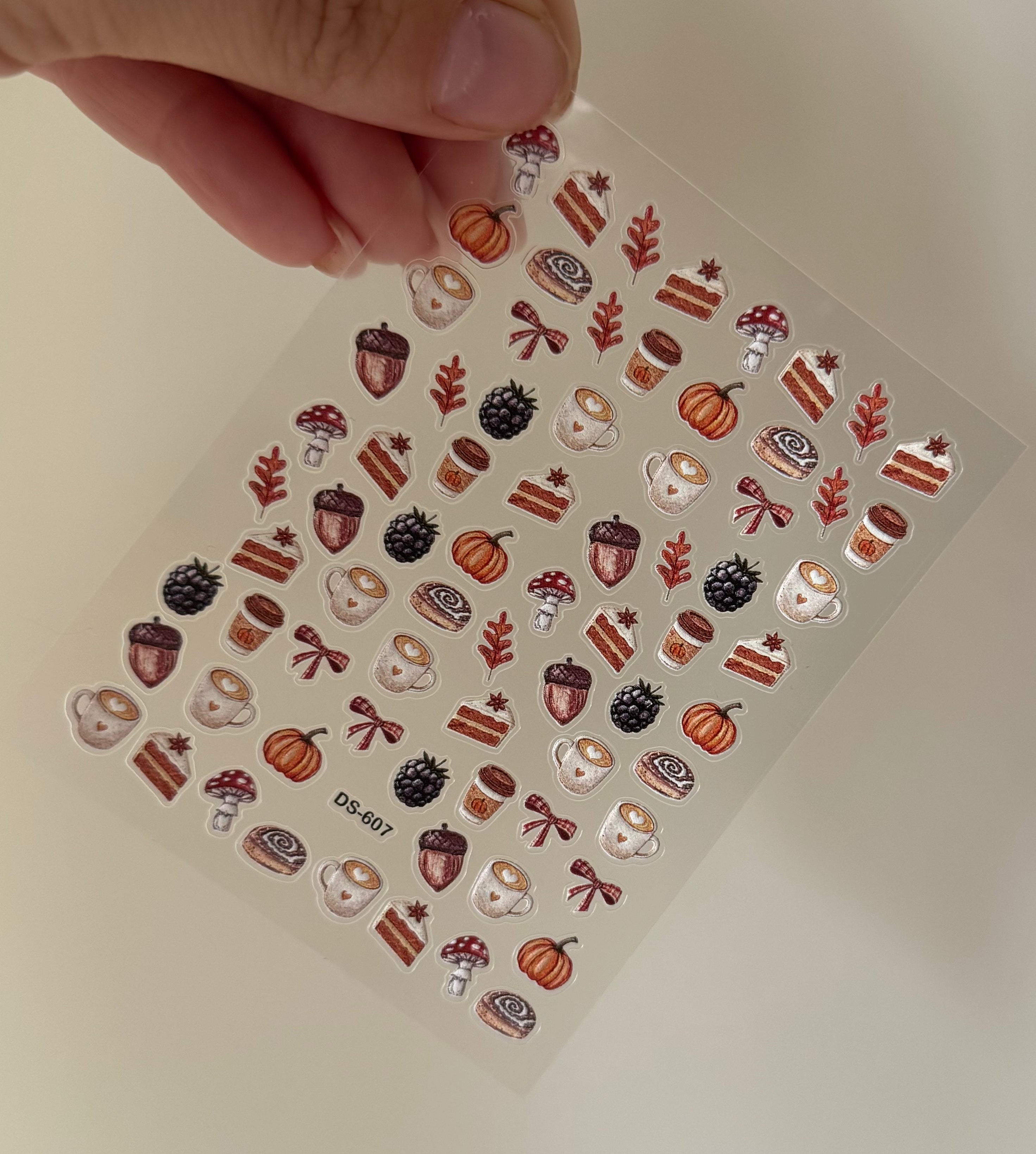 The Autumn Treat Nail Stickers
