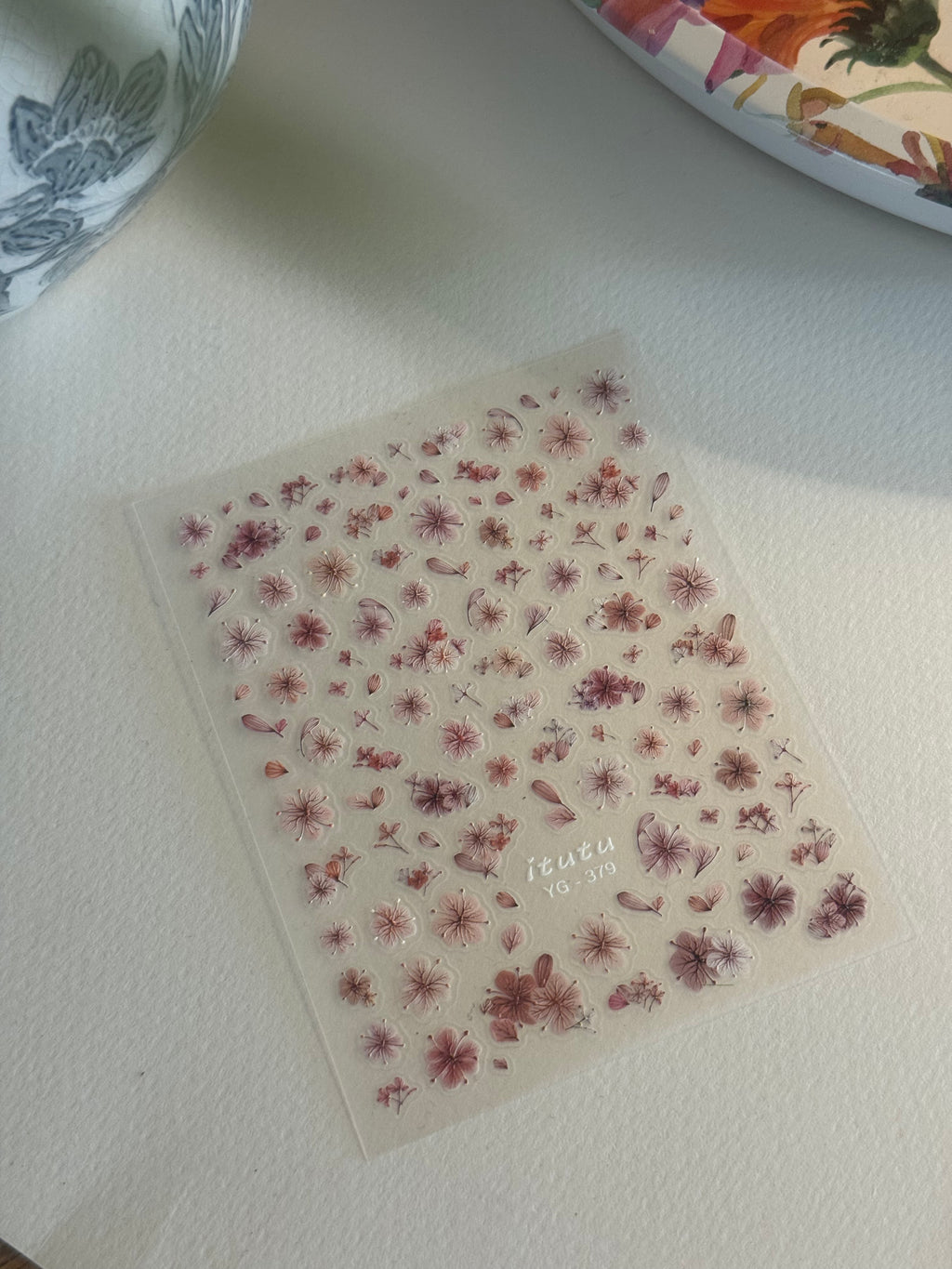 The Dried Cherry Blossom Stickers
