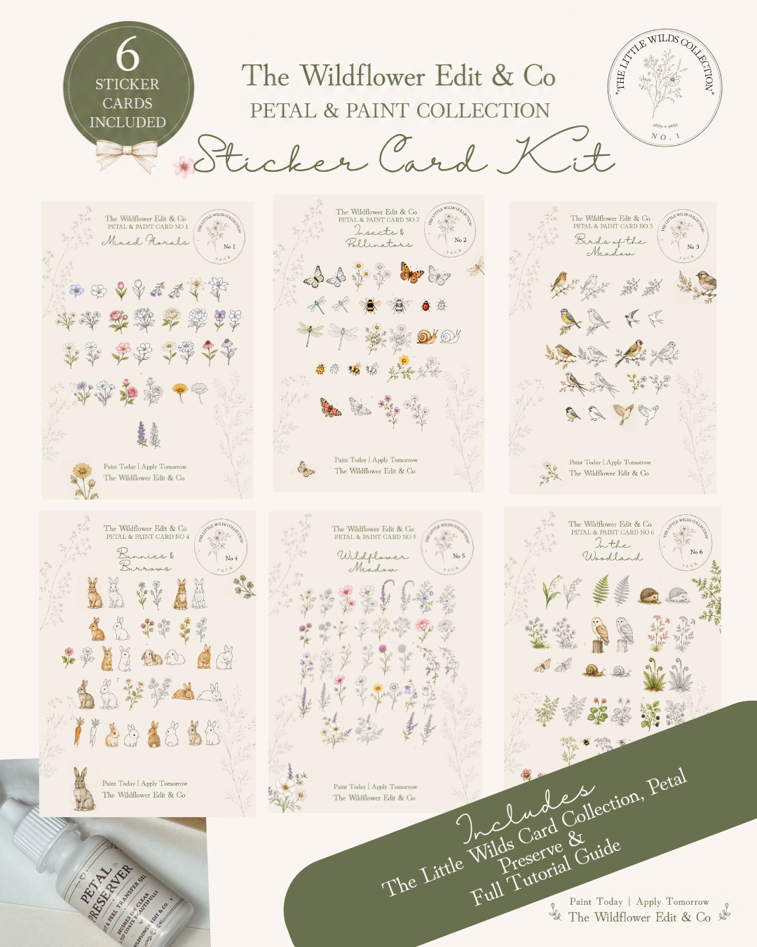 The Petal & Paint Sticker Card Tutorials