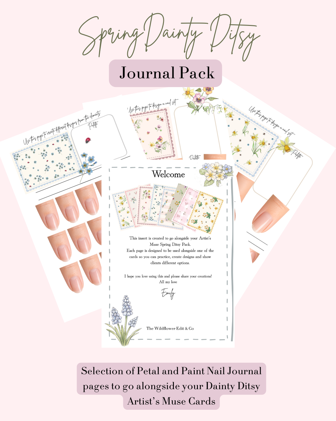 The Spring Dainty Ditsy Journal Pack
