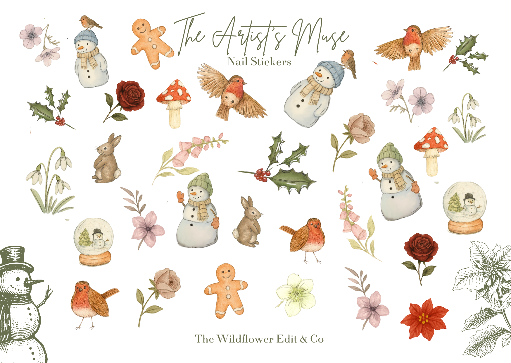 Christmas Friends Stickers