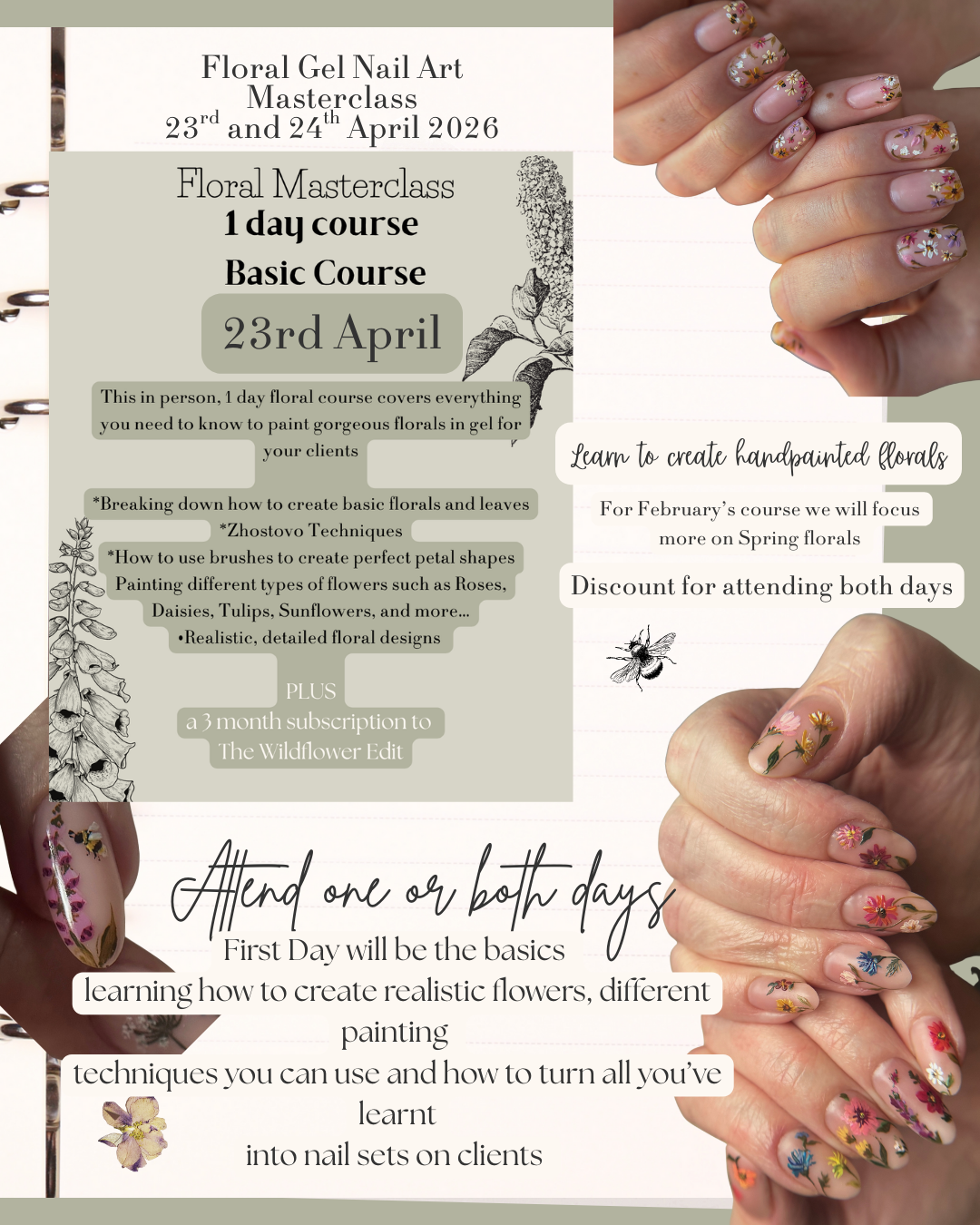 Floral Gel Masterclass - Basics