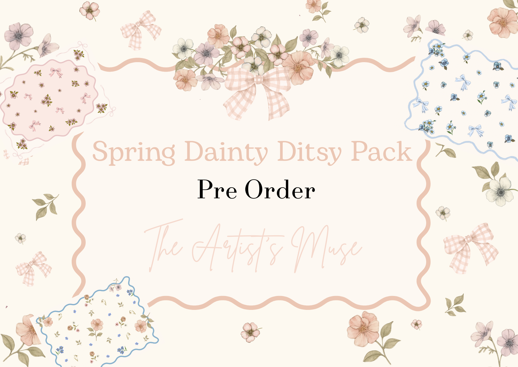 The Artist Muse Spring Dainty Ditsy Pack