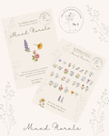 The Little Wilds Sticker Cards - Mixed Florals