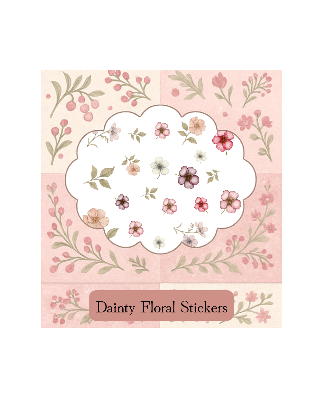 Dainty Floral Stickers