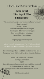 Floral Gel Masterclass - Basics