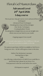 Floral Gel Masterclass - Advanced