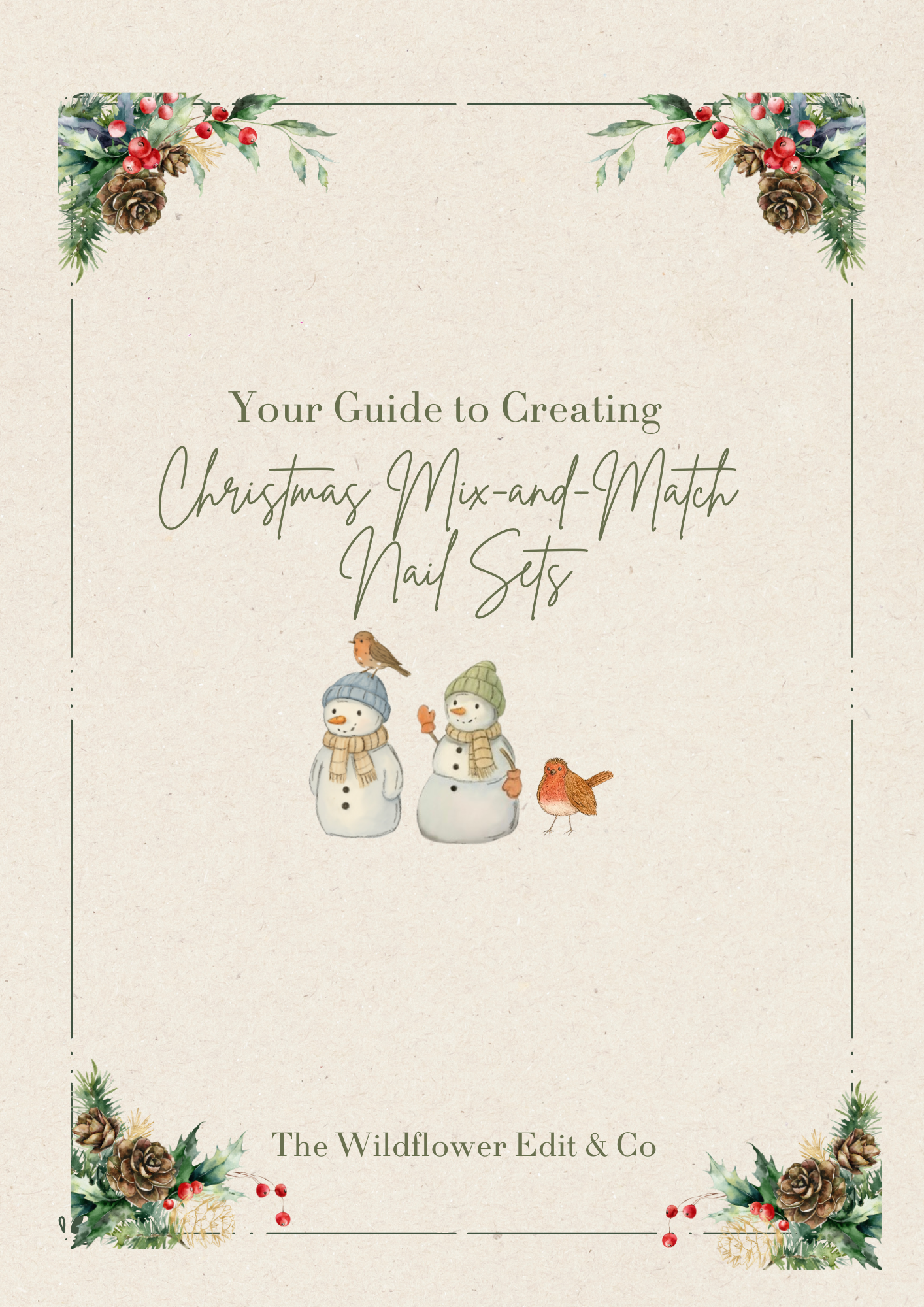 The Guide to Christmas Mix and Match Nail Sets - Download Version
