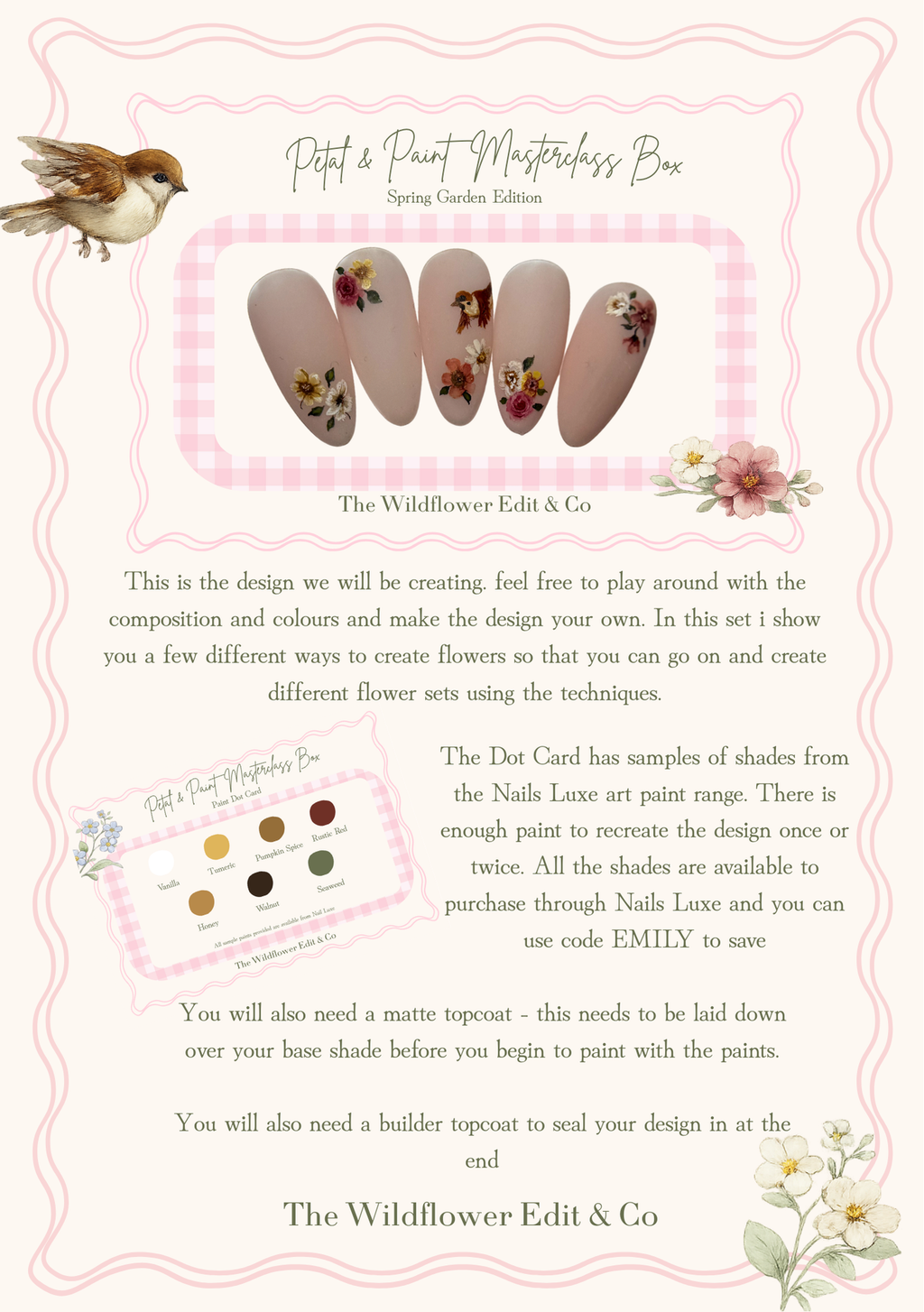 The Petal and Paint Spring Garden Masterclass Guide