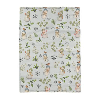 PRE ORDER - Snowman Friends Tea Towel