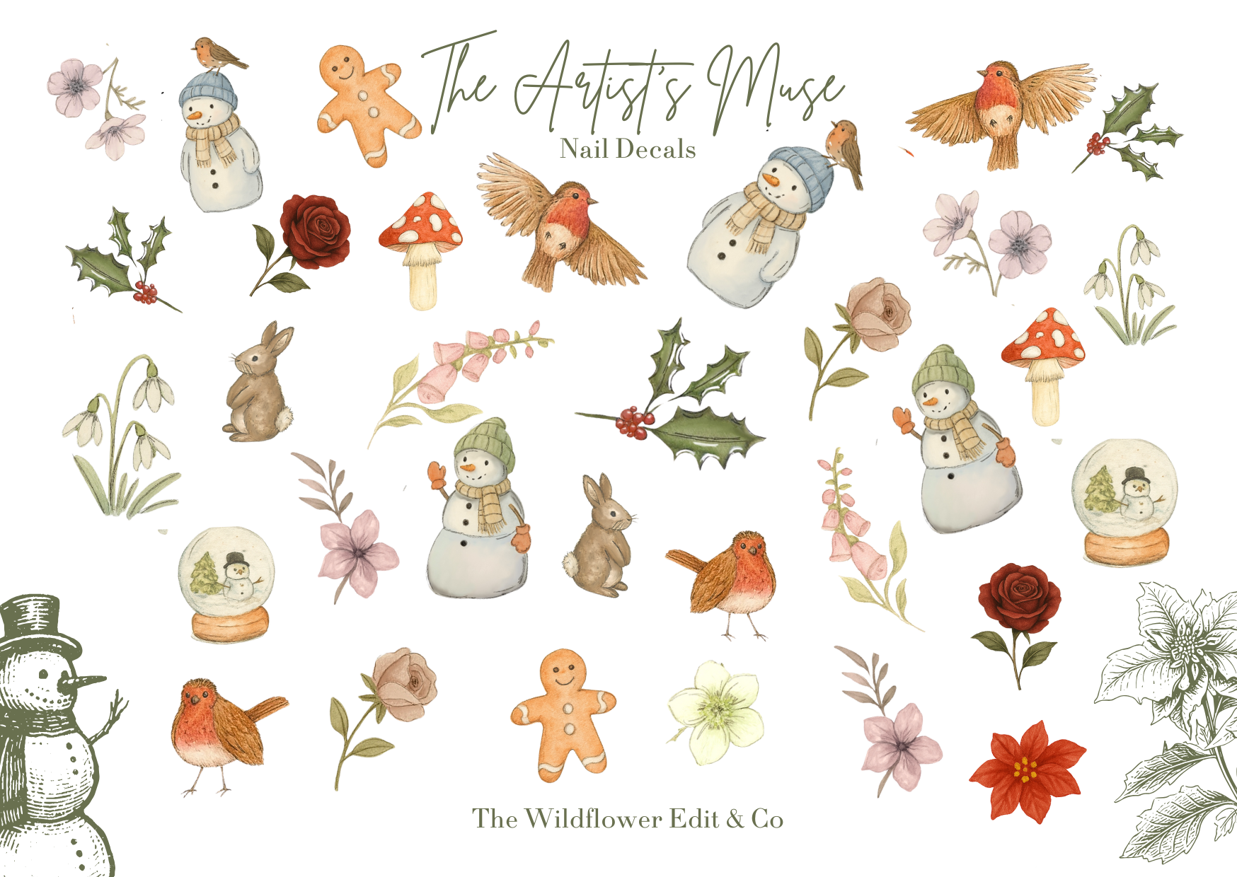 Christmas Friends Decals